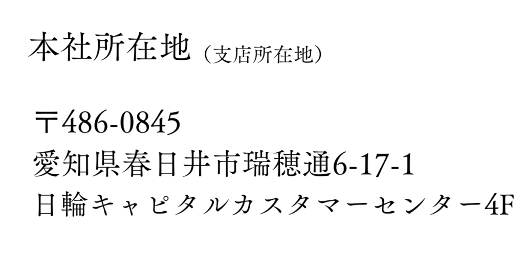 本社所在地