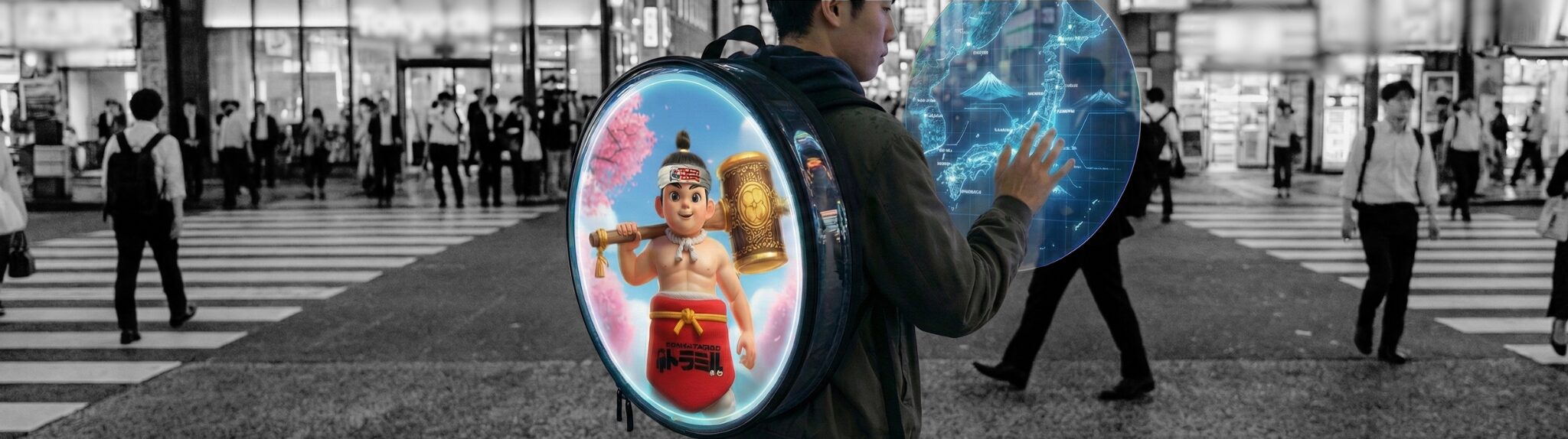 見せつけ太郎　歩い太郎　走っ太郎